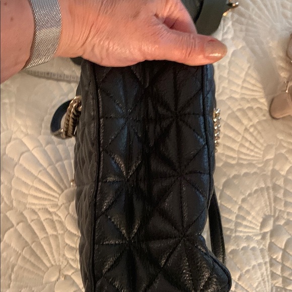 Kate Spade Black Quilted Shoulder Bag with Gold Hardware - Picture 13 of 13